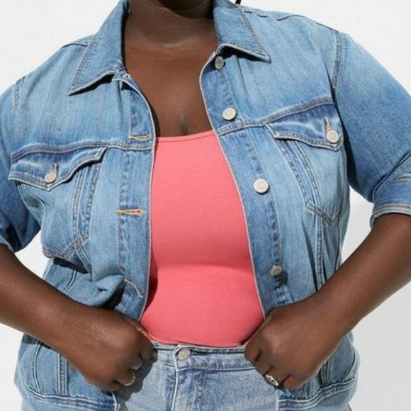 NWOT TORRID TRUCKER JEAN JACKET - Picture 2 of 8